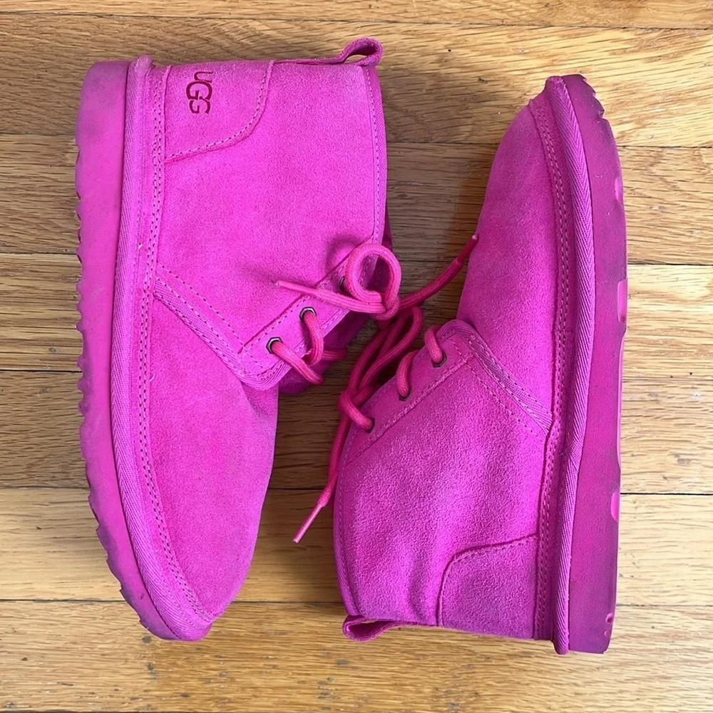 Kids’ Neumel II Water Resistant Chukka Boot in Rock Rose Size 4 Big Kid